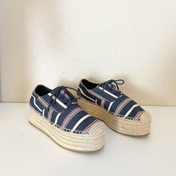 Tory Burch platform espadrilles. - Picture 4 of 11